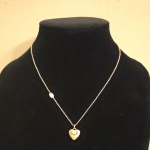 Juicy Couture Pave Heart Necklace